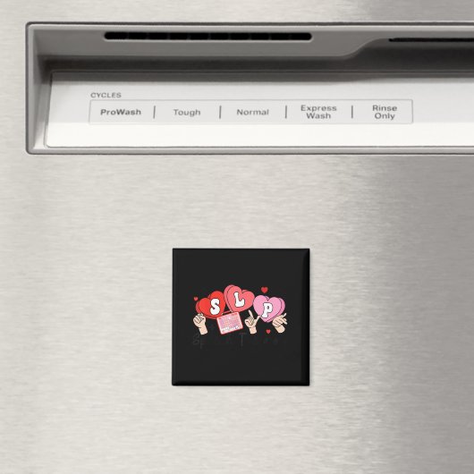 Slp Valentine's Day Speech Language Pathologist St マグネット (インサイチュ (食洗機))