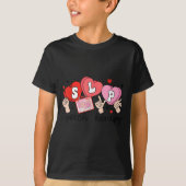 Slp Valentine's Day Speech Language Pathologist St Tシャツ (正面)