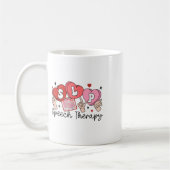 Slp Valentines Day Speech Language Pathologist Stu コーヒーマグカップ (左)