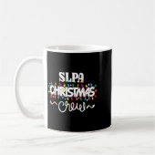 Slpa Christmas Crew Speech Pathology Istant Xma  コーヒーマグカップ (左)