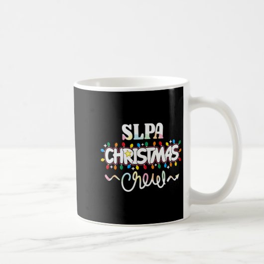 Slpa Christmas Crew Speech Pathology Istant Xma  コーヒーマグカップ (右)