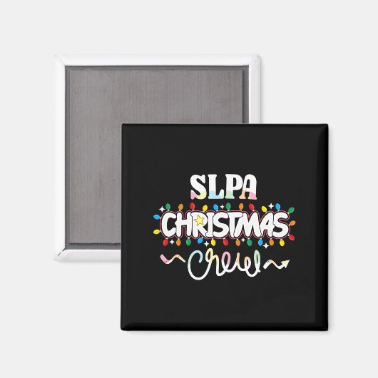 Slpa Christmas Crew Speech Pathology Istant Xma  マグネット (正面/裏面)