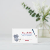 Slugger Baseball Shirt Diaper Raffle Baby Shower  エンクロージャーカード (スタンド正面)