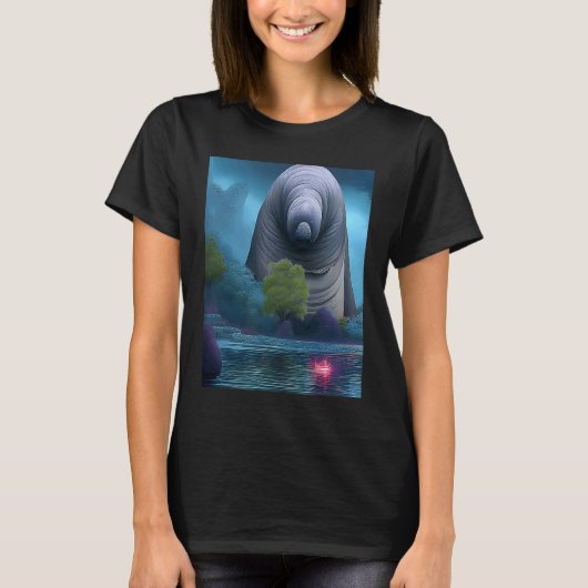 Slumber Mountain Manatee Tシャツ (正面)