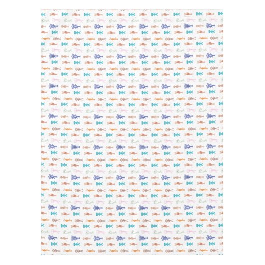 Slumberkins Character Birthday Pattern テーブルクロス (正面)