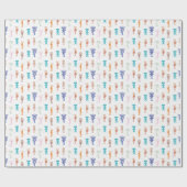 Slumberkins Character Birthday Pattern ラッピングペーパー (フラット)