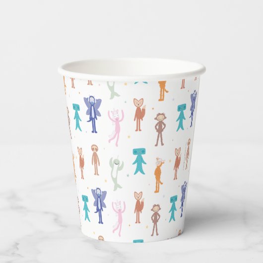 Slumberkins Character Birthday Pattern  紙コップ (裏面)