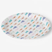 Slumberkins Characters Birthday Pattern ペーパープレート (アングル)