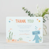 Slumberkins Hammerhead Birthday サンキューカード (スタンド正面)