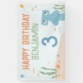 Slumberkins Hammerhead Birthday Yard Sign 横断幕 (縦)