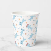 Slumberkins Hammerhead Pattern Birthday 紙コップ (正面)