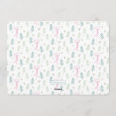 Slumberkins Magical Unicorn Birthday 招待状 (裏面)