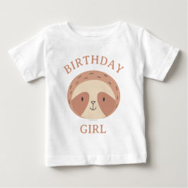 Slumberkins Sloth Birthday Girl ベビーTシャツ