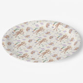 Slumberkins Sloth Birthday Paper Plates ペーパープレート (アングル)