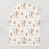 Slumberkins Sloth Birthday Party 招待状 (裏面)