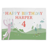 Slumberkins Unicorn Birthday ラージペーパーバッグ (正面)