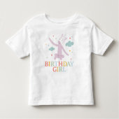 Slumberkins Unicorn Birthday Girl トドラーTシャツ (正面)