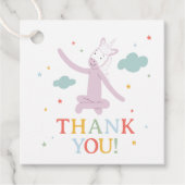 Slumberkins Unicorn Thank You フェイバータグ (正面)