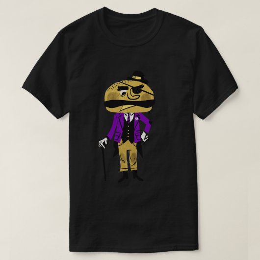 Slumlord McSleeps海賊市長McCheese Tシャツ (デザイン正面)