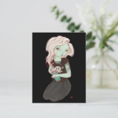 Slushieee – ゾンビゴシックガールポストカード ポストカード (スタンド正面)