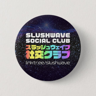 Slushwave Social Club SquareロゴJr 缶バッジ