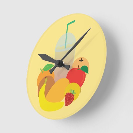 Slushy ラウンド壁時計 (傾斜)