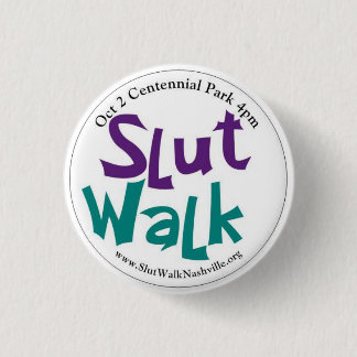 SlutWalkの円形ボタン 缶バッジ