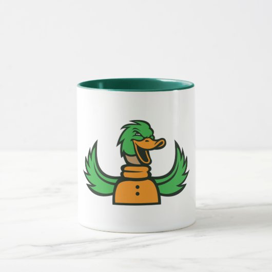 Sly Duck – とよくはしゃぐDuck Mascot Mug マグカップ (中央)