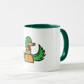 Sly Duck – とよくはしゃぐDuck Mascot Mug マグカップ (正面右)