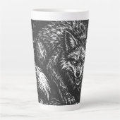 Sly Forest Fox — by BurnsInHell カフェラテマグ (正面)
