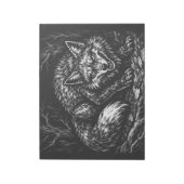 Sly Forest Fox — by BurnsInHell ノートパッド (回転)