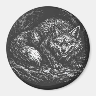 Sly Forest Fox — by BurnsInHell マグネット