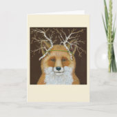 Sly Sylvie the Fox greeting card カード (正面)
