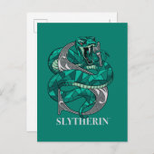 SLYTHERIN™クロスシャッチエンブレム インビテーションポストカード (正面/裏面)