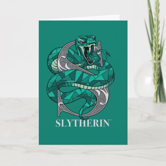 SLYTHERIN™クロスシャッチエンブレム カード (正面)