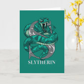SLYTHERIN™クロスシャッチエンブレム カード (黄色い花)