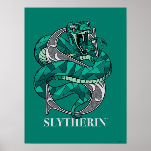 SLYTHERIN™クロスシャッチエンブレム ポスター (正面)