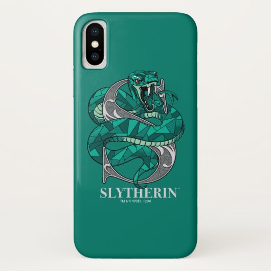 SLYTHERIN™クロスシャッチエンブレム Case-Mate iPhoneケース (裏面)