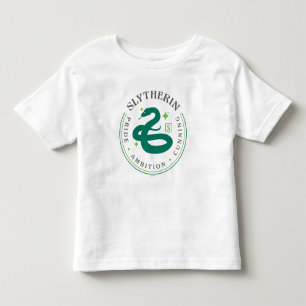SLYTHERIN™ グリーン・スネーク寮 プライド バッジ トドラーTシャツ