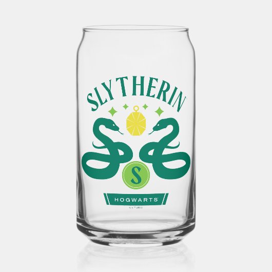SLYTHERIN™ハウスダブルスネークロッケットグラフィック ガラス缶 (正面)