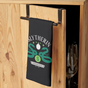 SLYTHERIN™ハウスダブルスネークロッケットグラフィック キッチンタオル
