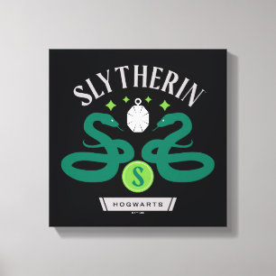 SLYTHERIN™ハウスダブルスネークロッケットグラフィック キャンバスプリント