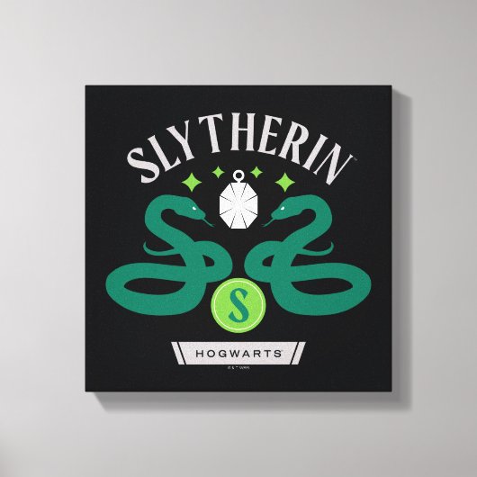 SLYTHERIN™ハウスダブルスネークロッケットグラフィック キャンバスプリント (正面)