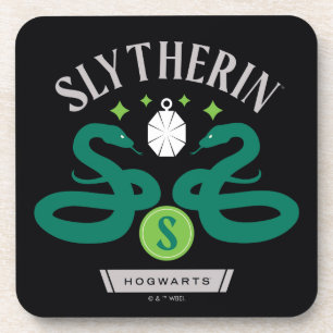 SLYTHERIN™ハウスダブルスネークロッケットグラフィック コースター