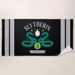 SLYTHERIN™ハウスダブルスネークロッケットグラフィック ビーチタオル