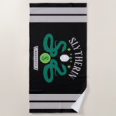 SLYTHERIN™ハウスダブルスネークロッケットグラフィック ビーチタオル (正面)