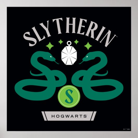 SLYTHERIN™ハウスダブルスネークロッケットグラフィック ポスター (正面)