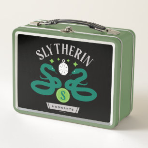 SLYTHERIN™ハウスダブルスネークロッケットグラフィック メタルランチボックス
