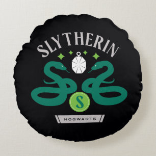 SLYTHERIN™ハウスダブルスネークロッケットグラフィック ラウンドクッション