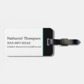 SLYTHERIN™ハウスダブルスネークロッケットグラフィック ラゲッジタグ (裏面横)